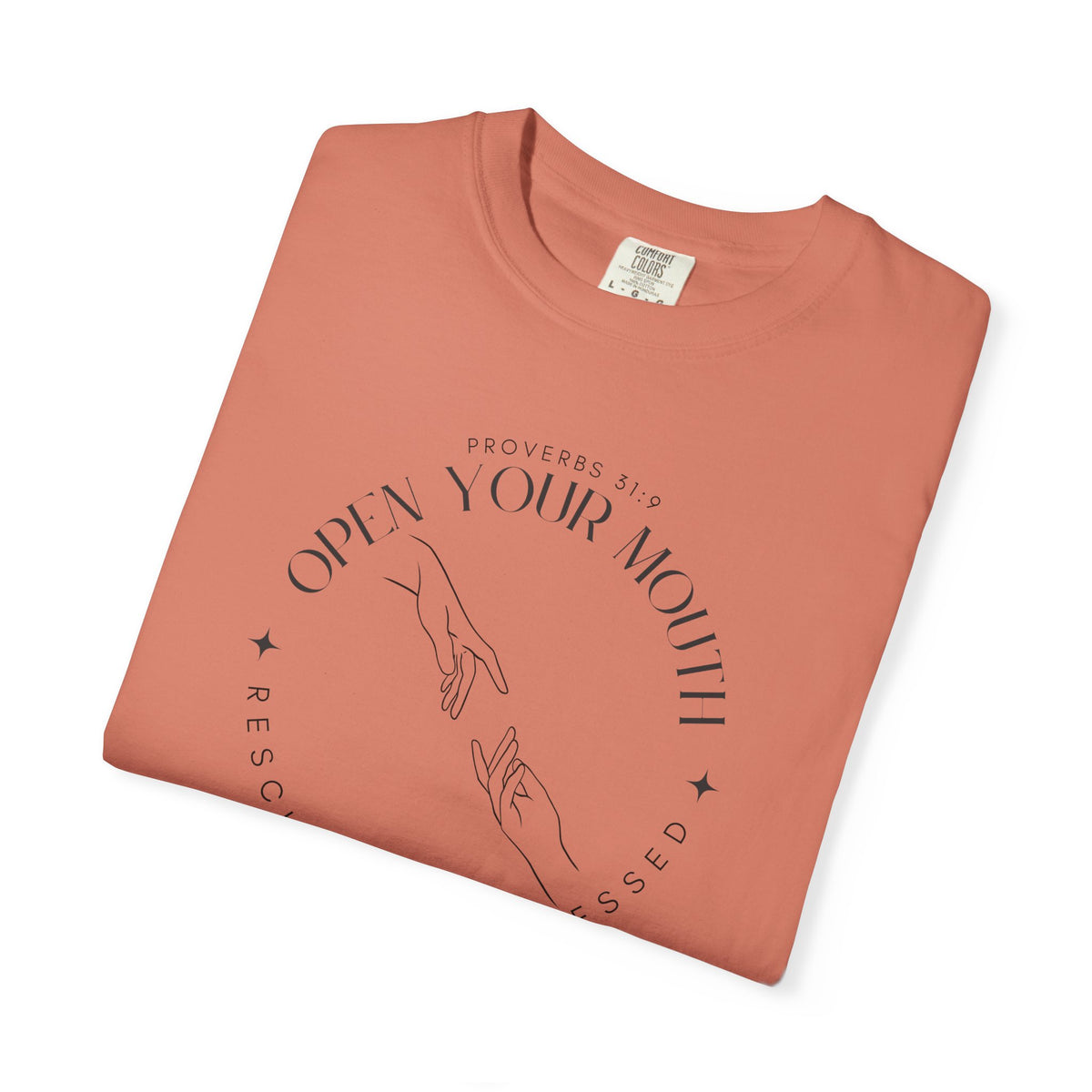 Proverbs 31:9 Unisex T-shirt - Speak Up Against Human Trafficking - 100% Cotton