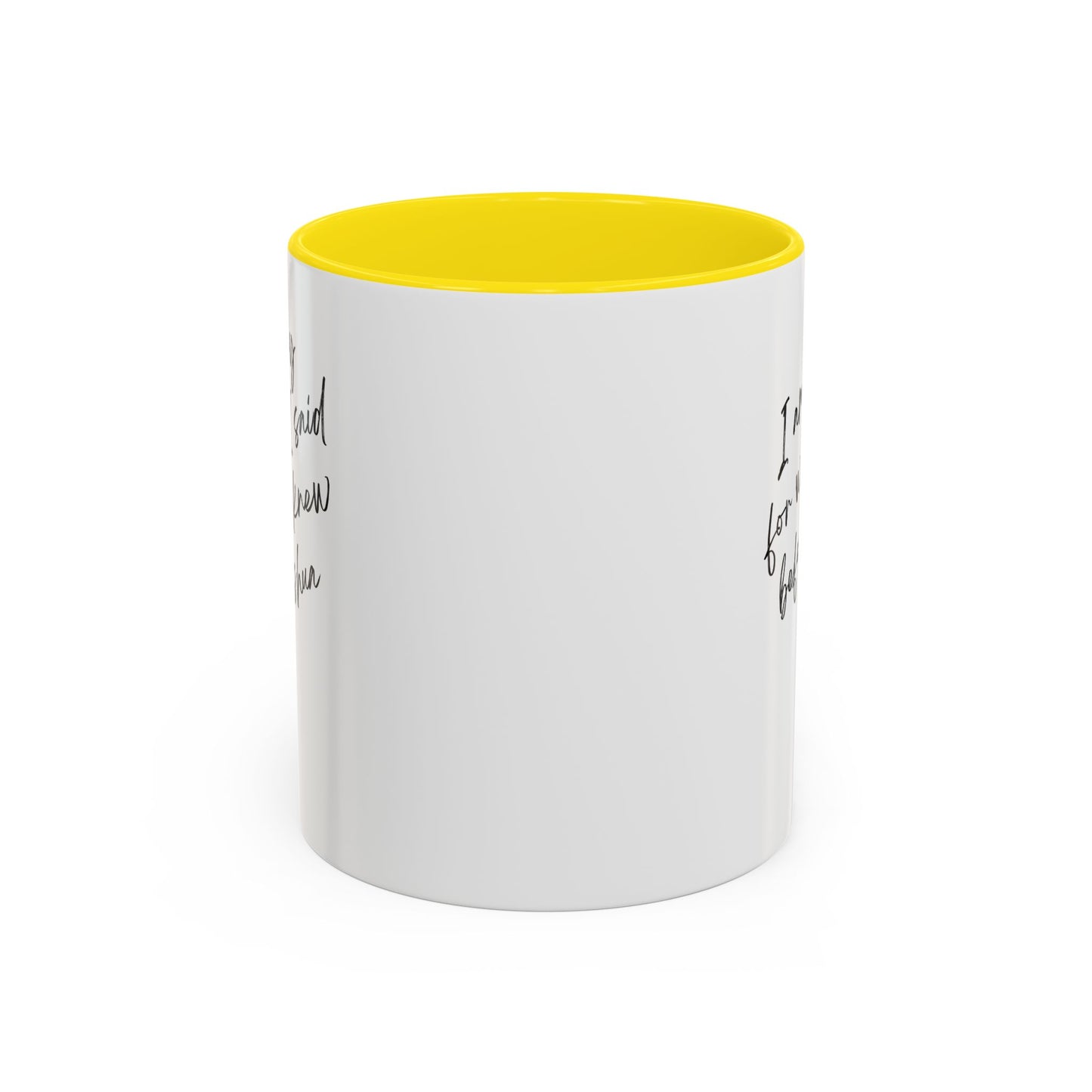 I'm Sorry (Yahshua) Accent Coffee Mug (11, 15oz)