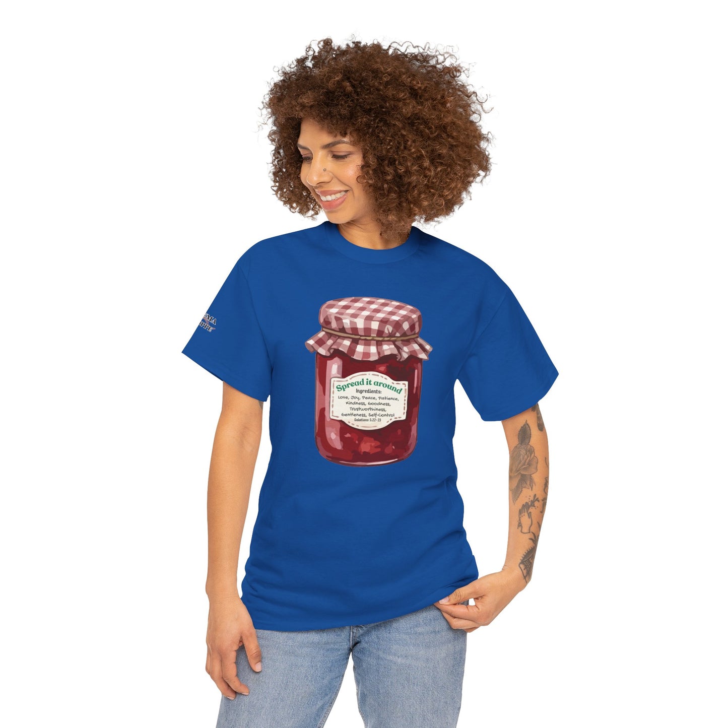 Fruit Of The Spirit Graphic Tee — Vintage Preserves "Spread it Around" T‑Shirt Galations