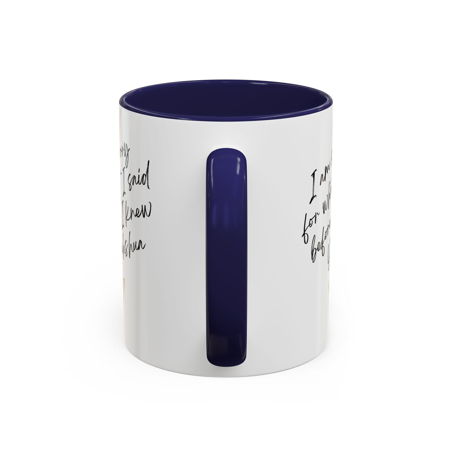 I'm Sorry (Yahshua) Accent Coffee Mug (11, 15oz)