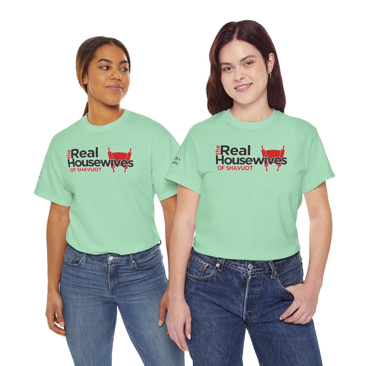 The Real Housewives of Shavuot Torah Scrolls T-Shirt Feast of Weeks Pentecost Cotton Tee