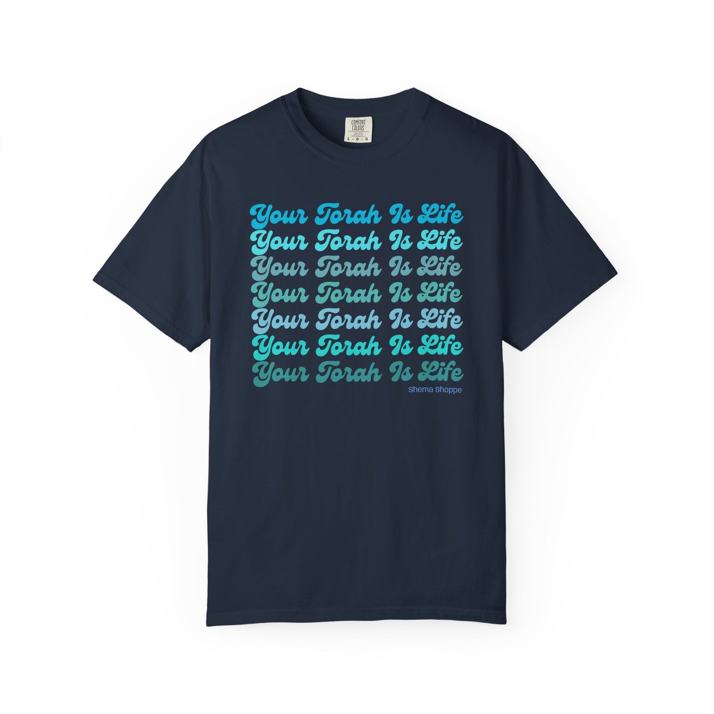 Your Torah Is Life Inspirational T-Shirt - Spiritual Gift, Faith-Based Apparel, Casual Wear, Bible Quote Shirt, Feast and Fellowship Tee