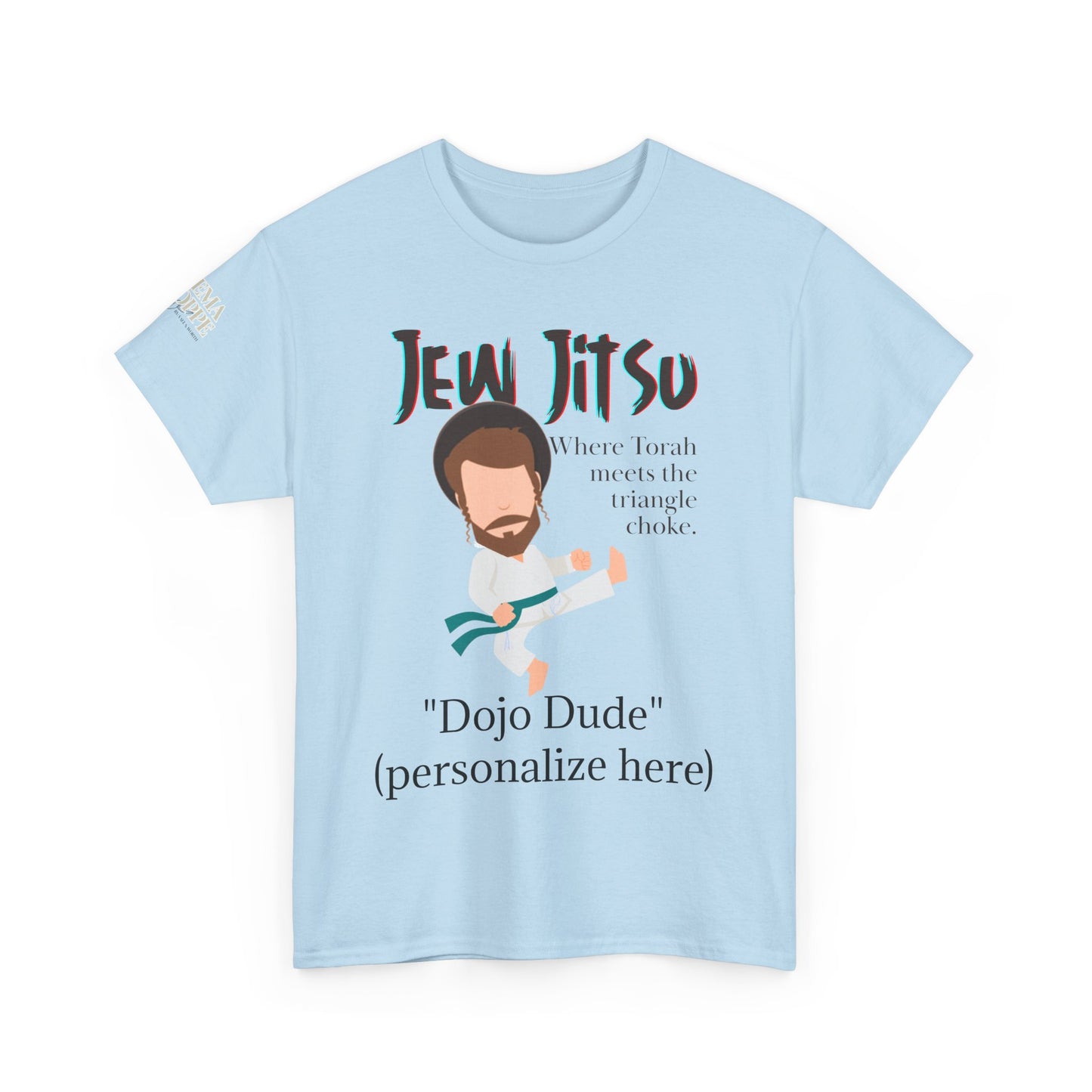 Jew Jitsu Funny Unisex Tee - Cotton Martial Arts Torah Shirt