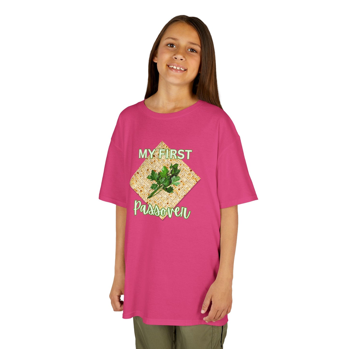 Kids T‑Shirt “My First Plant Parent” Green Succulent Garden Tee