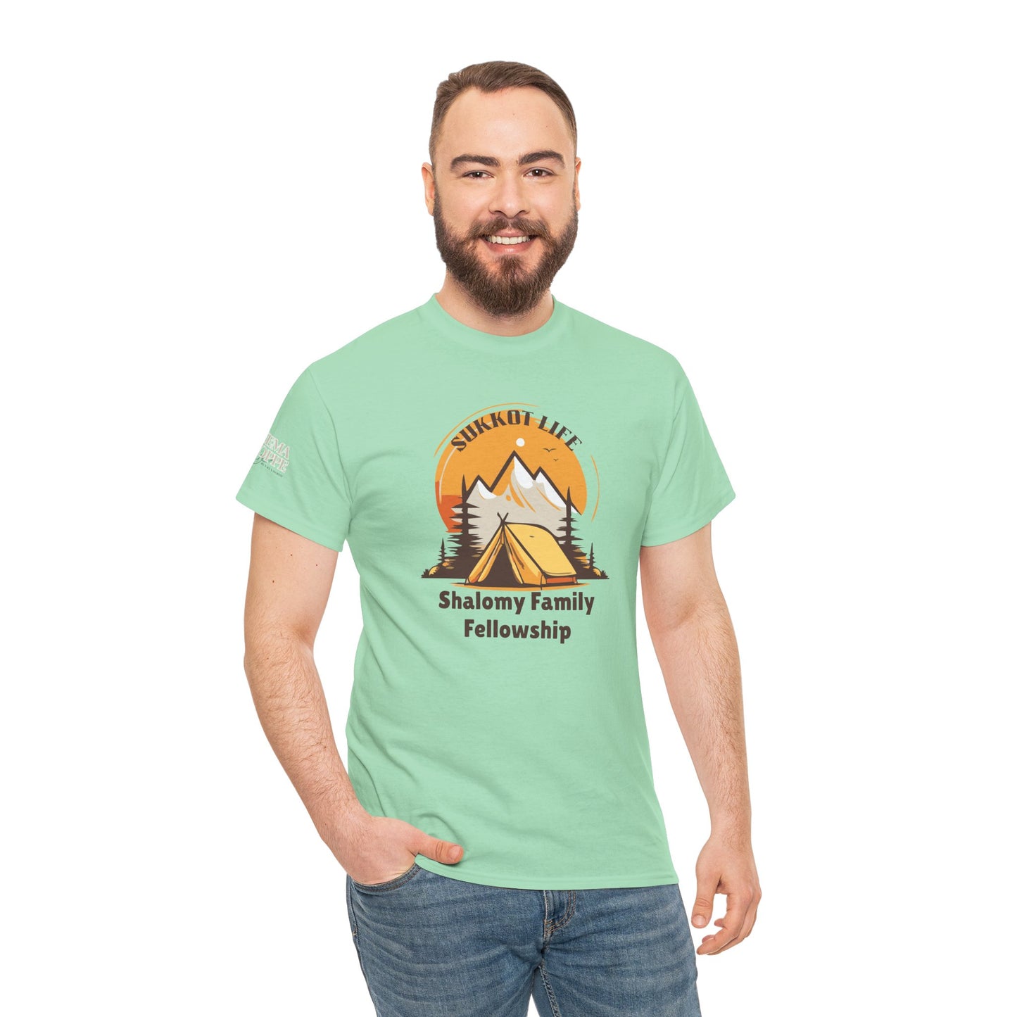 Personalized Sukkot Life Tee - Camping Biblical Feast Fellowship Shirt