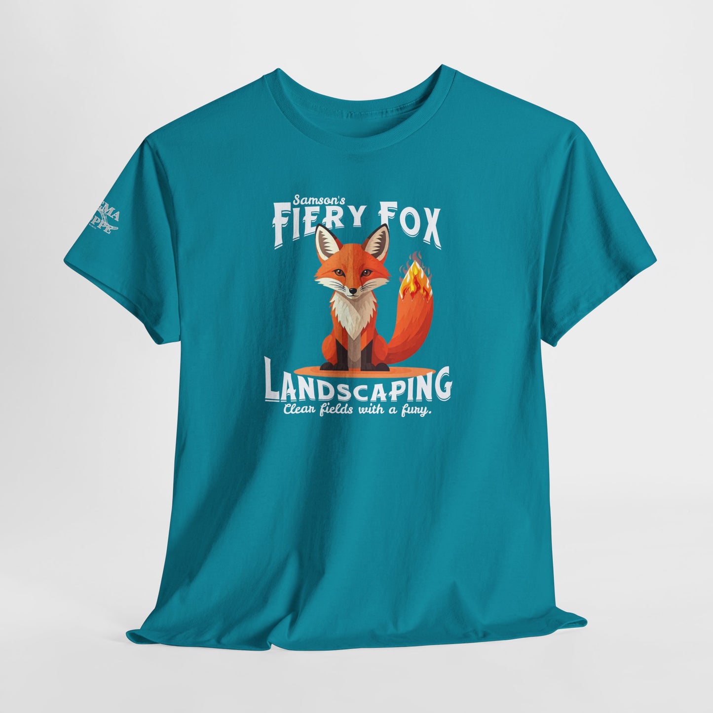 Fiery Fox Landscaping Unisex Heavy Cotton Tee - dark shades