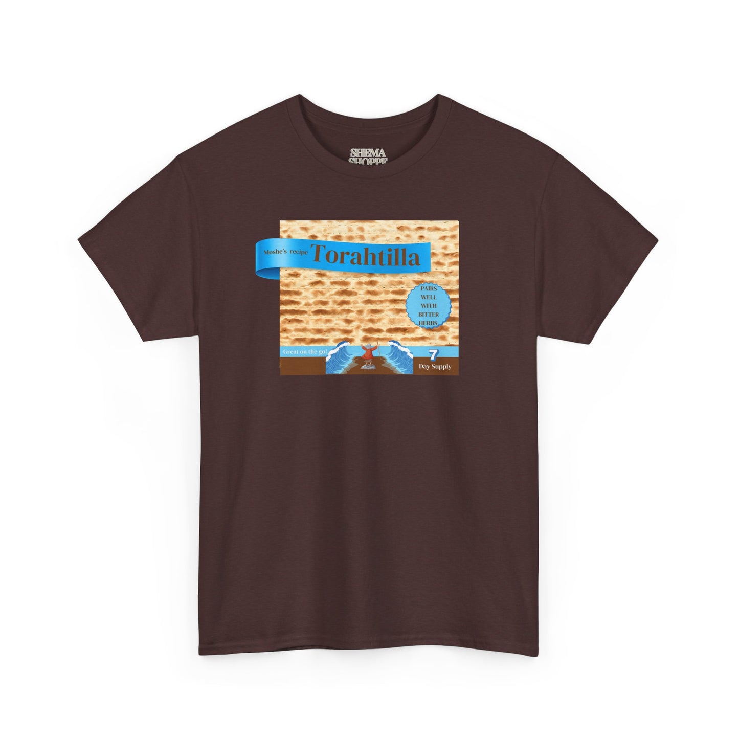 Passover Matzo Unisex Tee - Moshe's Recipe Torahtillas Cotton Funny Shirt
