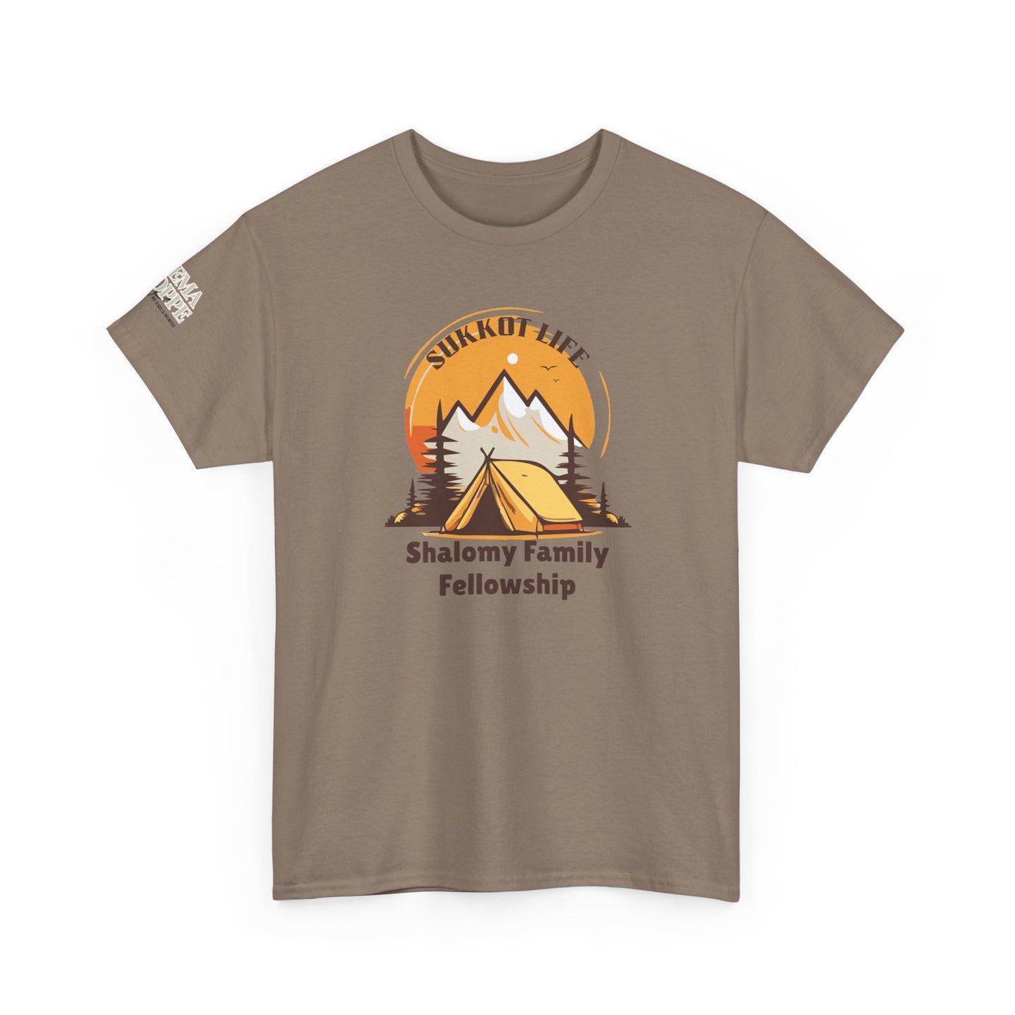 Sukkot Life Tee - Camping Biblical Feast Fellowship Shirt
