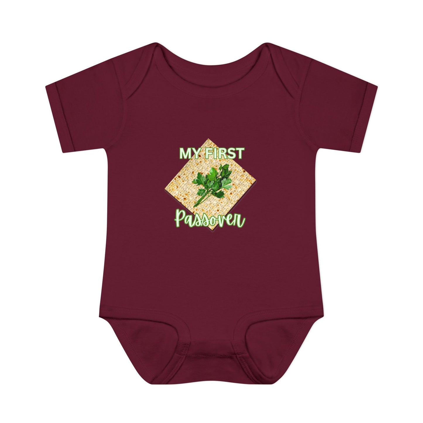 Baby Bodysuit - "My First Passover" Infant Onesie (Cute Unleavened Bread Lover Gift)