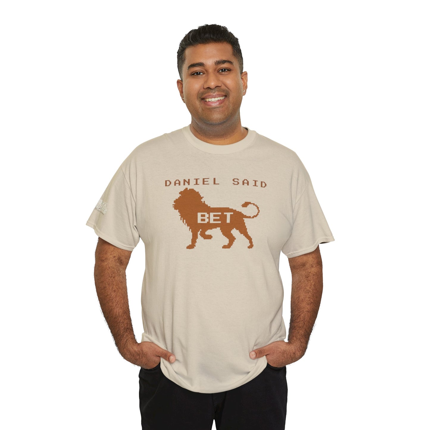 'Daniel Said Bet' Graphic Lion Tee Hebrew Hahas
