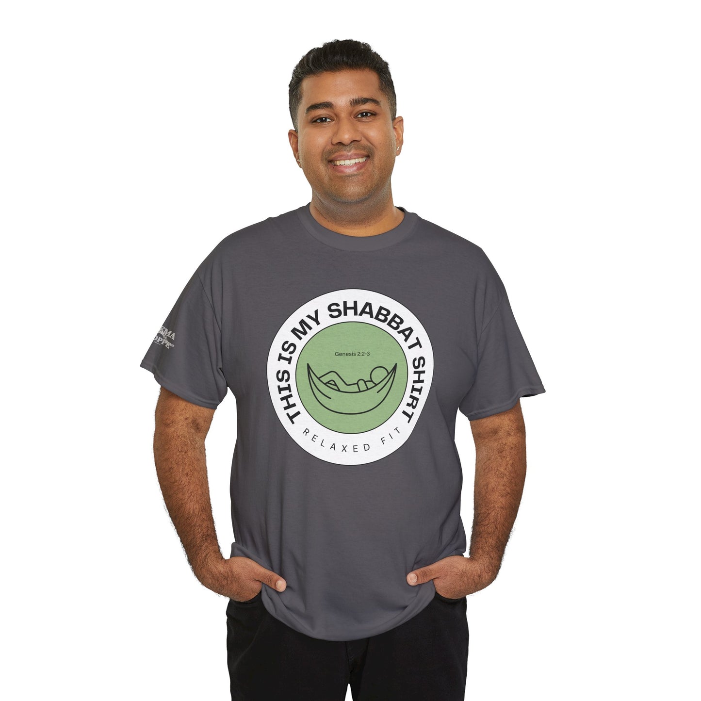 This Is My Shabbat Shirt — Chilling Out Is a Commandment Hammock Sabbath Cotton Tee