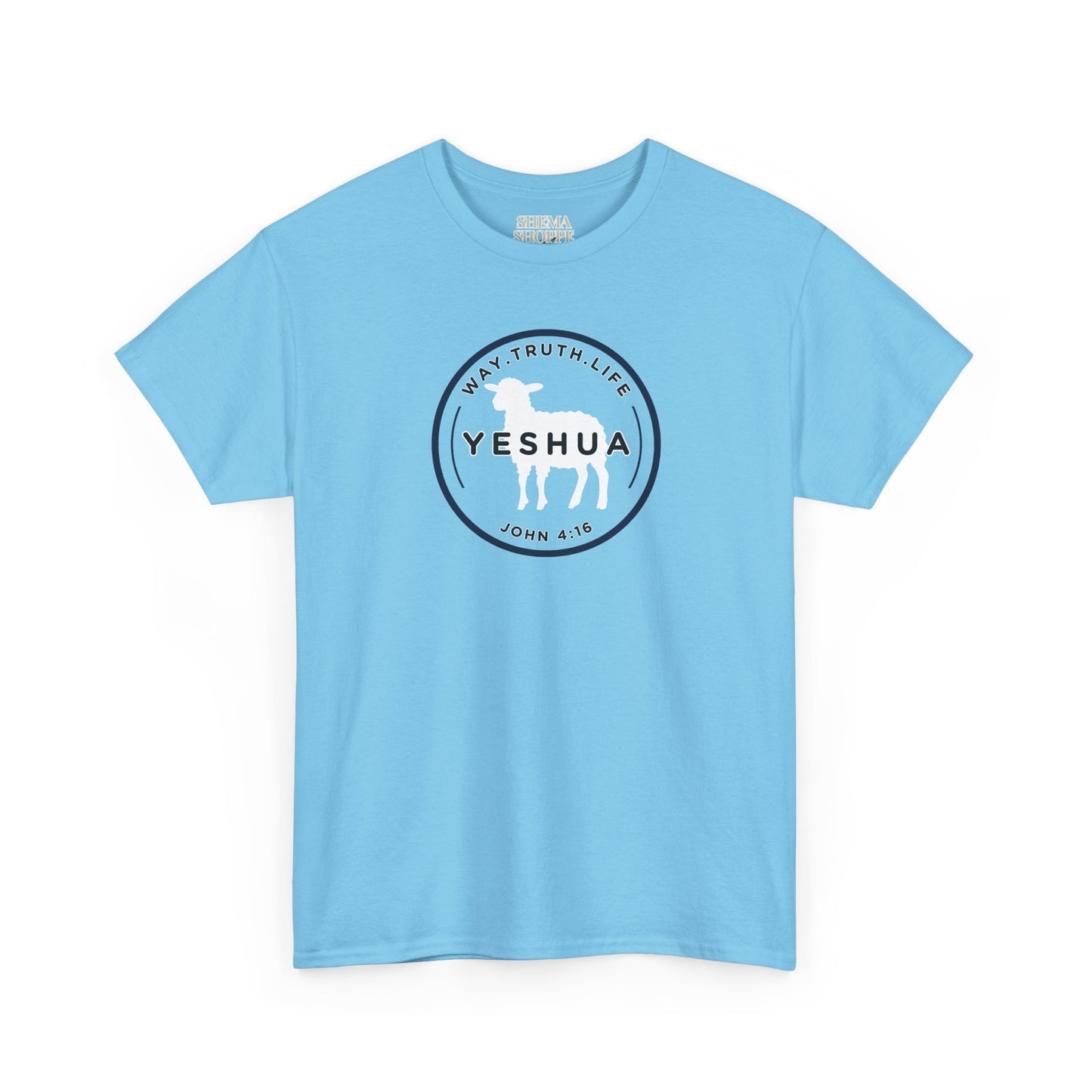 Yeshua 'Way, Truth, Life' Heavy Cotton Graphic Tee