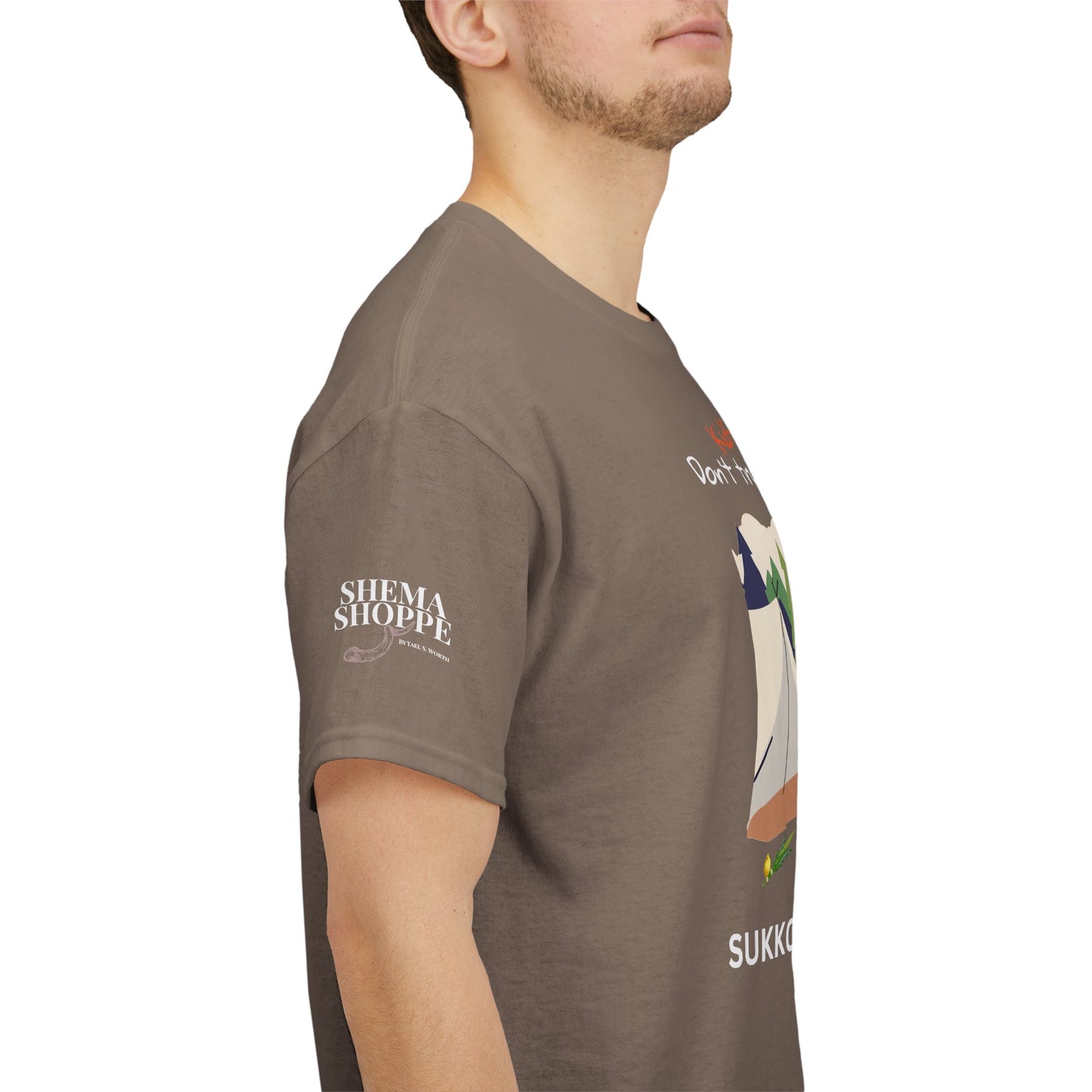 Kids, Don't Try This At Home Sukkot Shirt (dark colors)