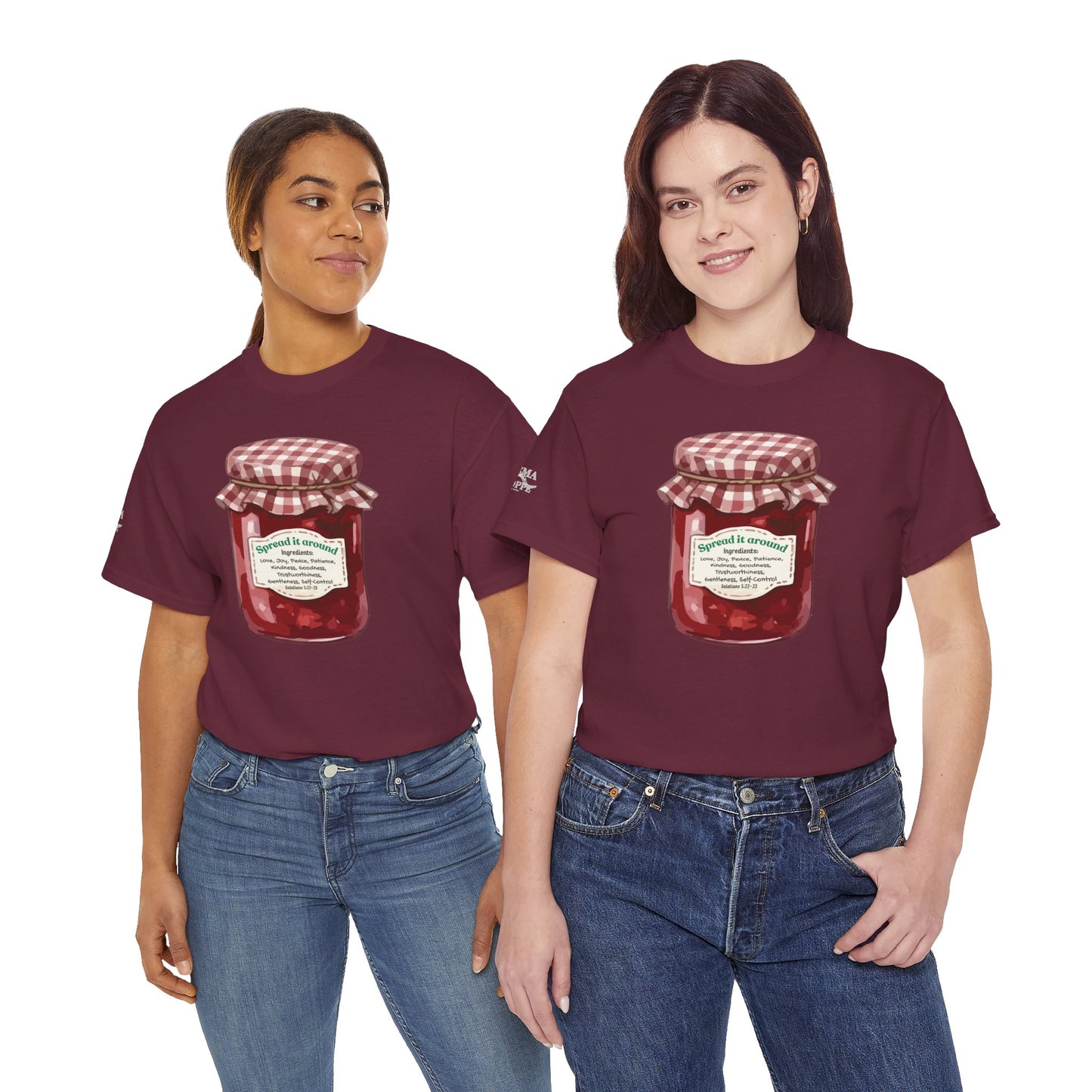 Fruit Of The Spirit Graphic Tee — Vintage Preserves "Spread it Around" T‑Shirt Galations