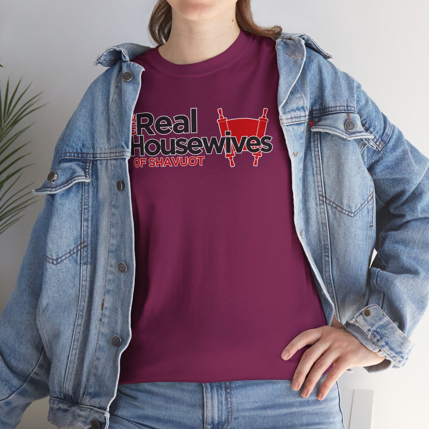 The Real Housewives of Shavuot Torah Scrolls T-Shirt Feast of Weeks Pentecost Cotton Tee