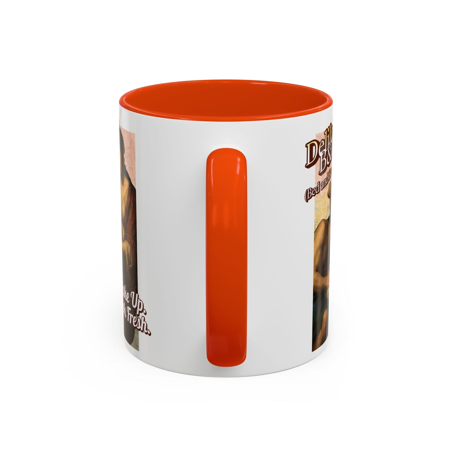Funny Vintage Sampson Delilah's B&B Coffee Mug Bible Humor