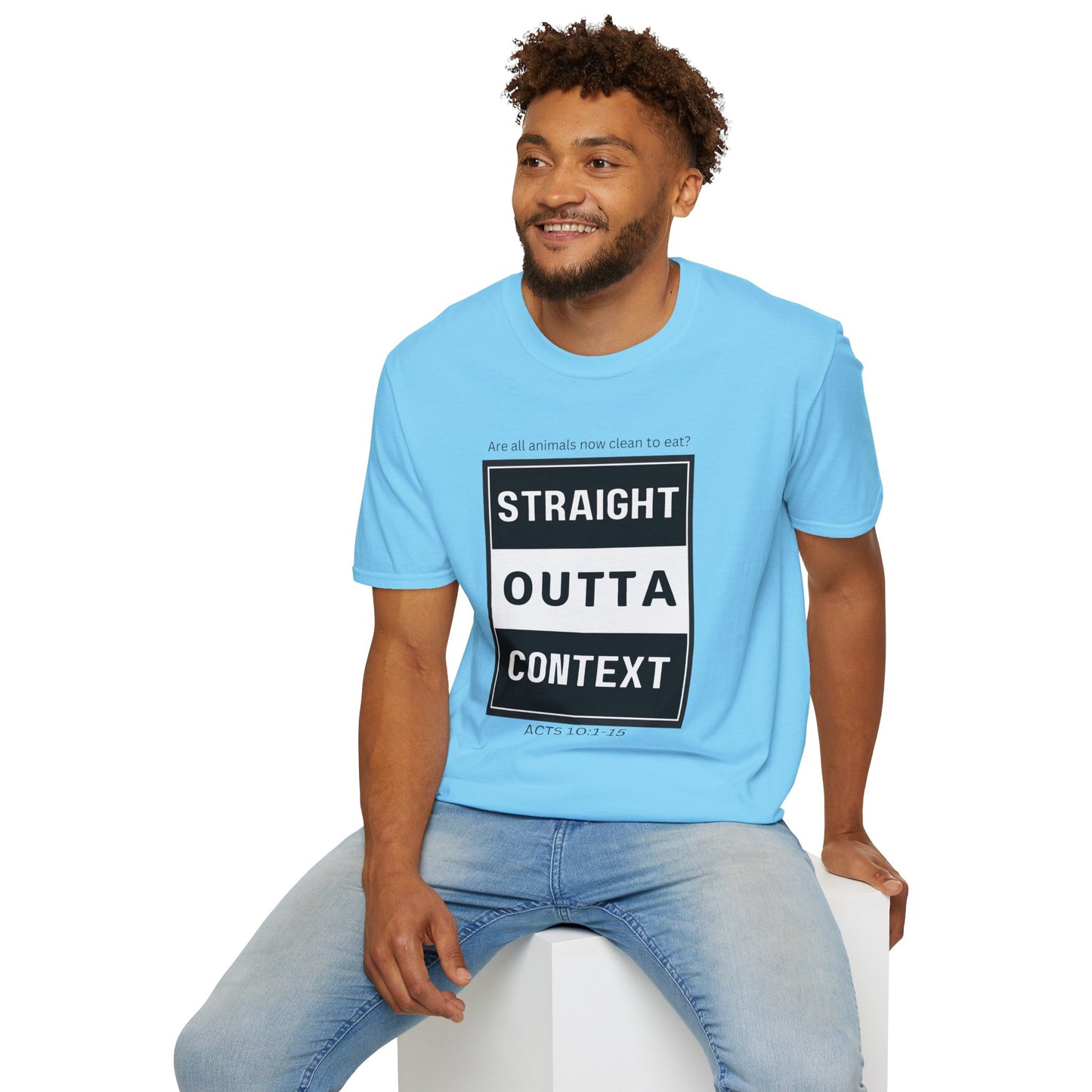 Straight Outta Context Unisex Softstyle T-Shirt