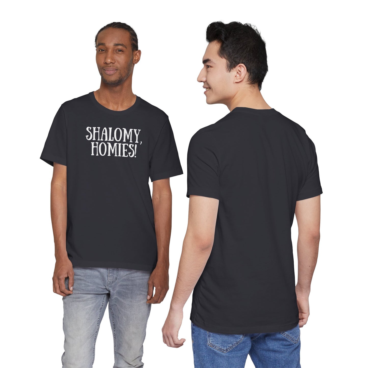 Shalomy Homies Tee - Funny Torah Obervant Greeting T-Shirt (Canada)