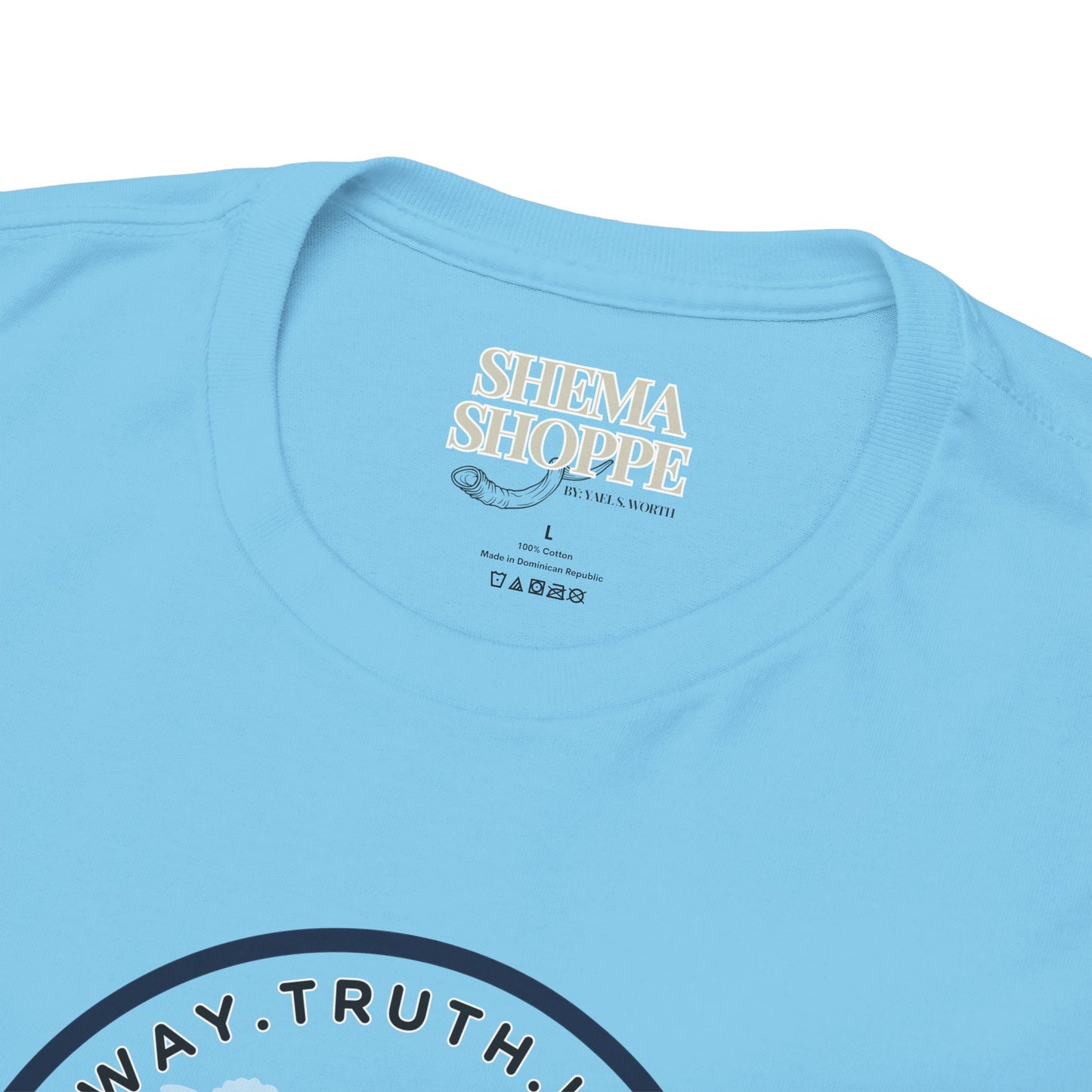 Yeshua 'Way, Truth, Life' Heavy Cotton Graphic Tee