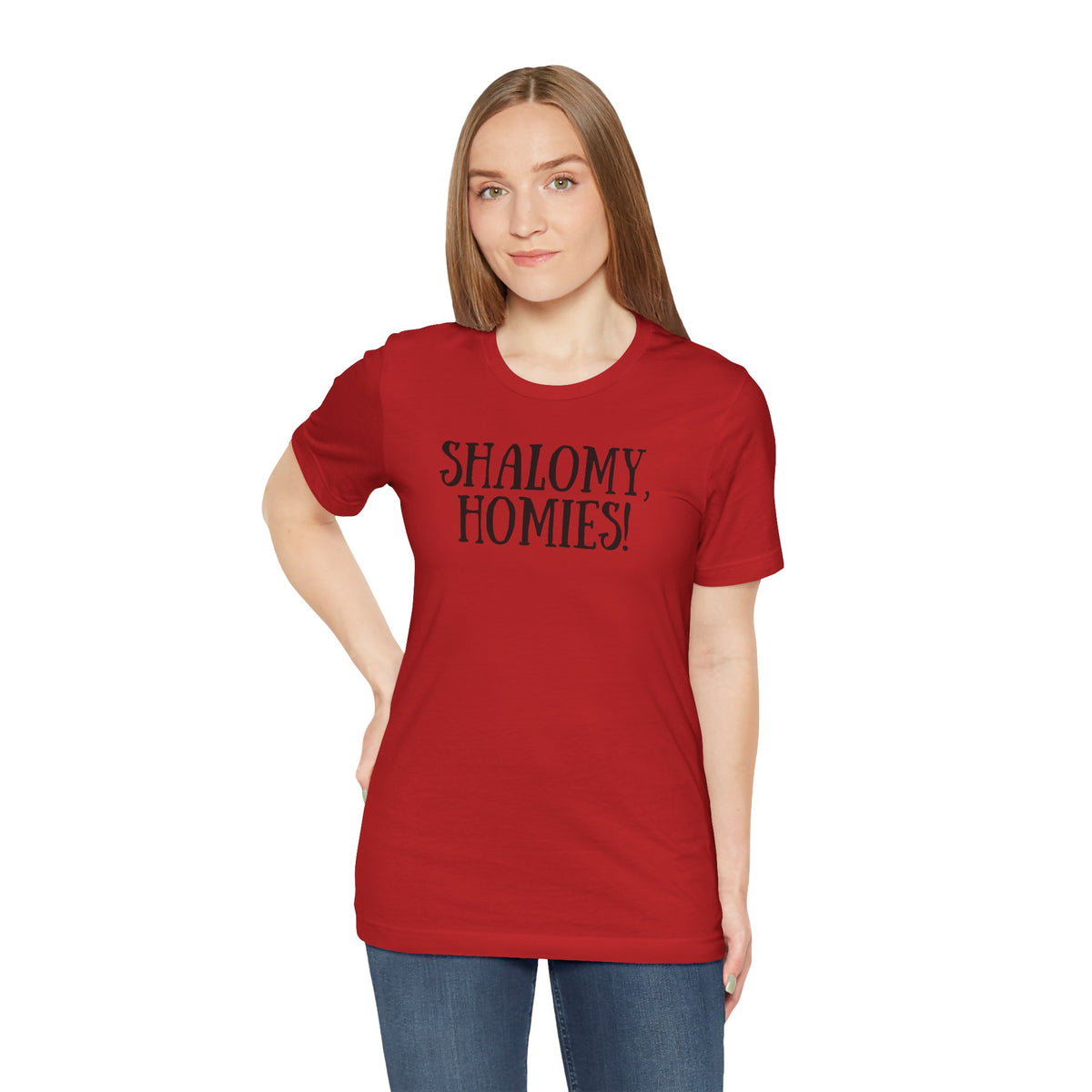 Shalomy Homies Tee - Funny Torah Obervant Greeting T-Shirt (Canada)
