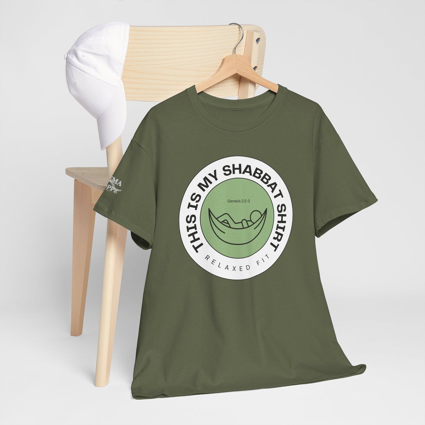 This Is My Shabbat Shirt — Chilling Out Is a Commandment Hammock Sabbath Cotton Tee