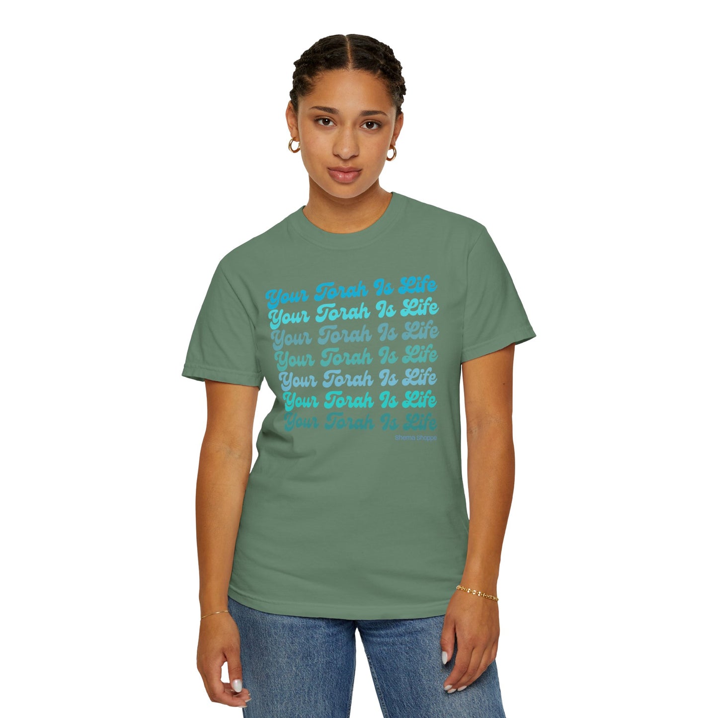 Your Torah Is Life Inspirational T-Shirt - Spiritual Gift, Faith-Based Apparel, Casual Wear, Bible Quote Shirt, Feast and Fellowship Tee