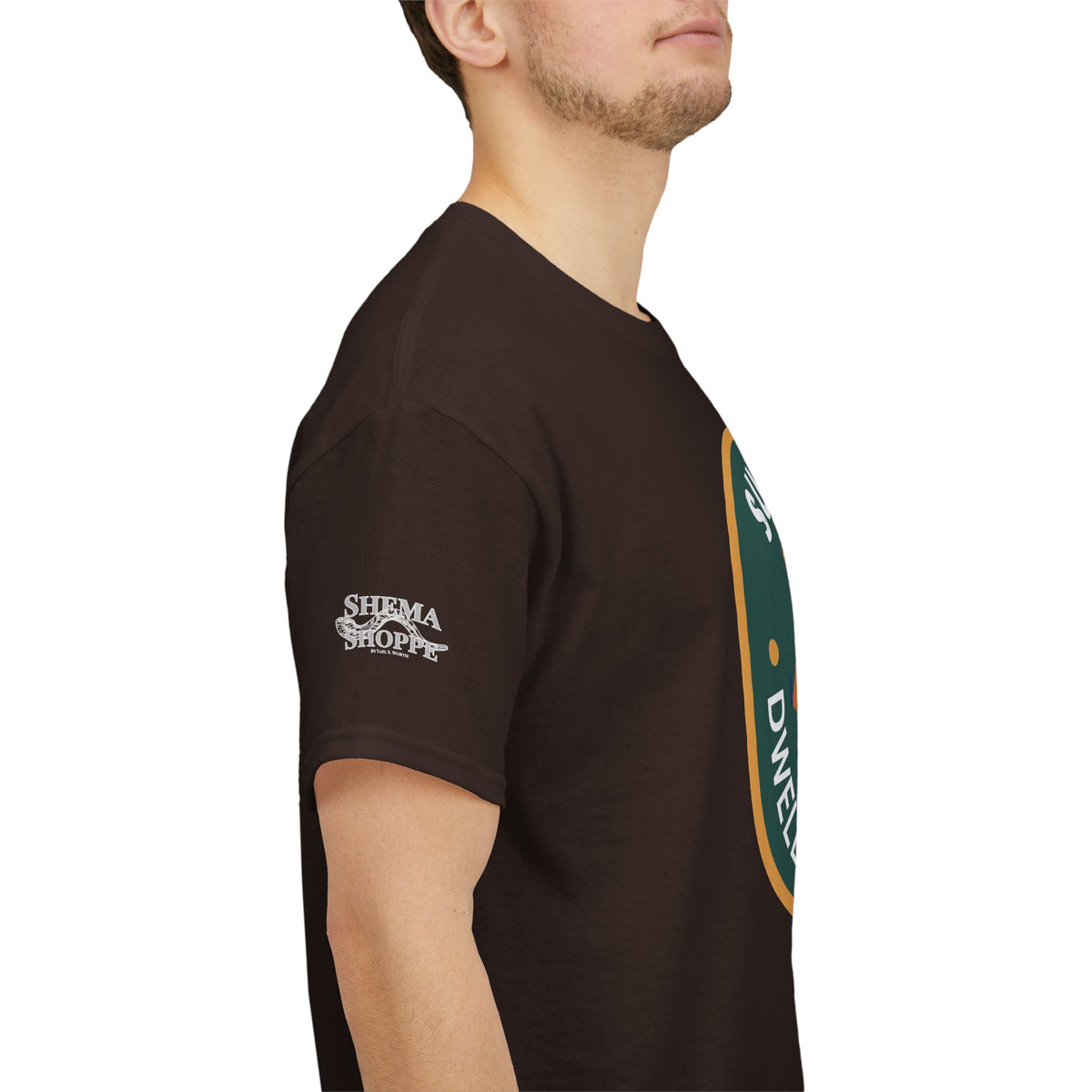 Sukkot Camping Tee — “Dwell With Yeshua” Biblical Feast T‑Shirt
