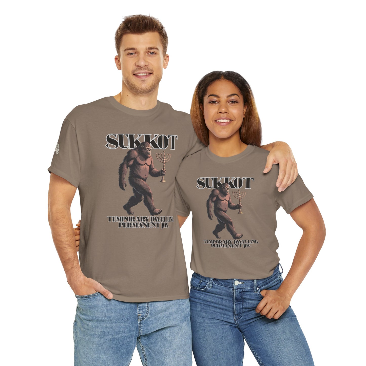 Sukkot Bigfoot Menorah Legendary Joy Shirt