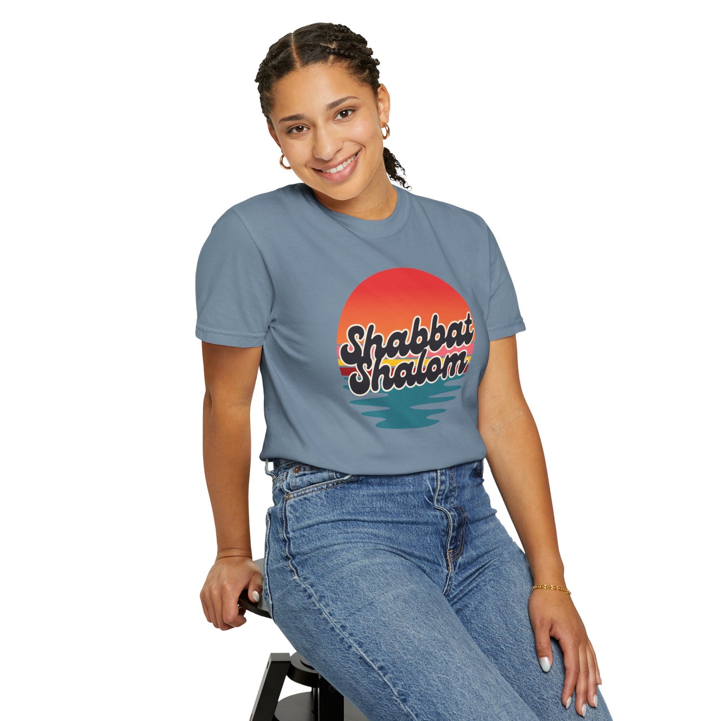 Sunset Shabbat Shalom T-shirt