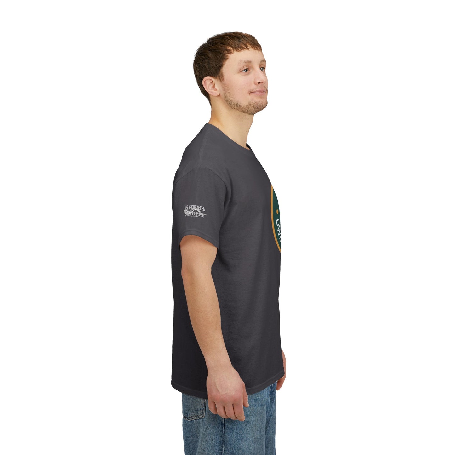 Sukkot Camping Tee — “Dwell With Yeshua” Biblical Feast T‑Shirt