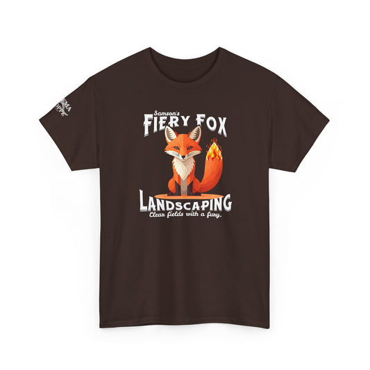 Fiery Fox Landscaping Unisex Heavy Cotton Tee - dark shades