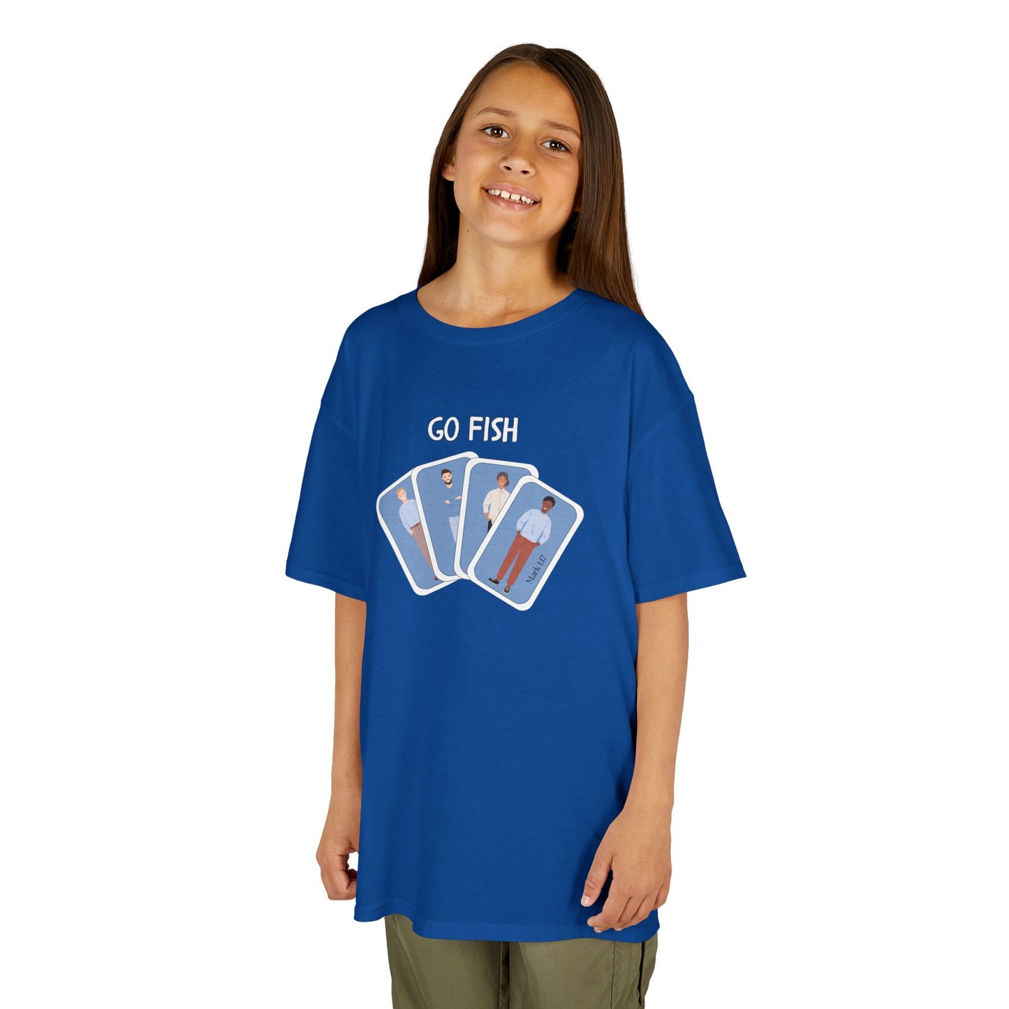 Fishers of Men Go Fish Bible Verse Kid's Cotton T-shirt