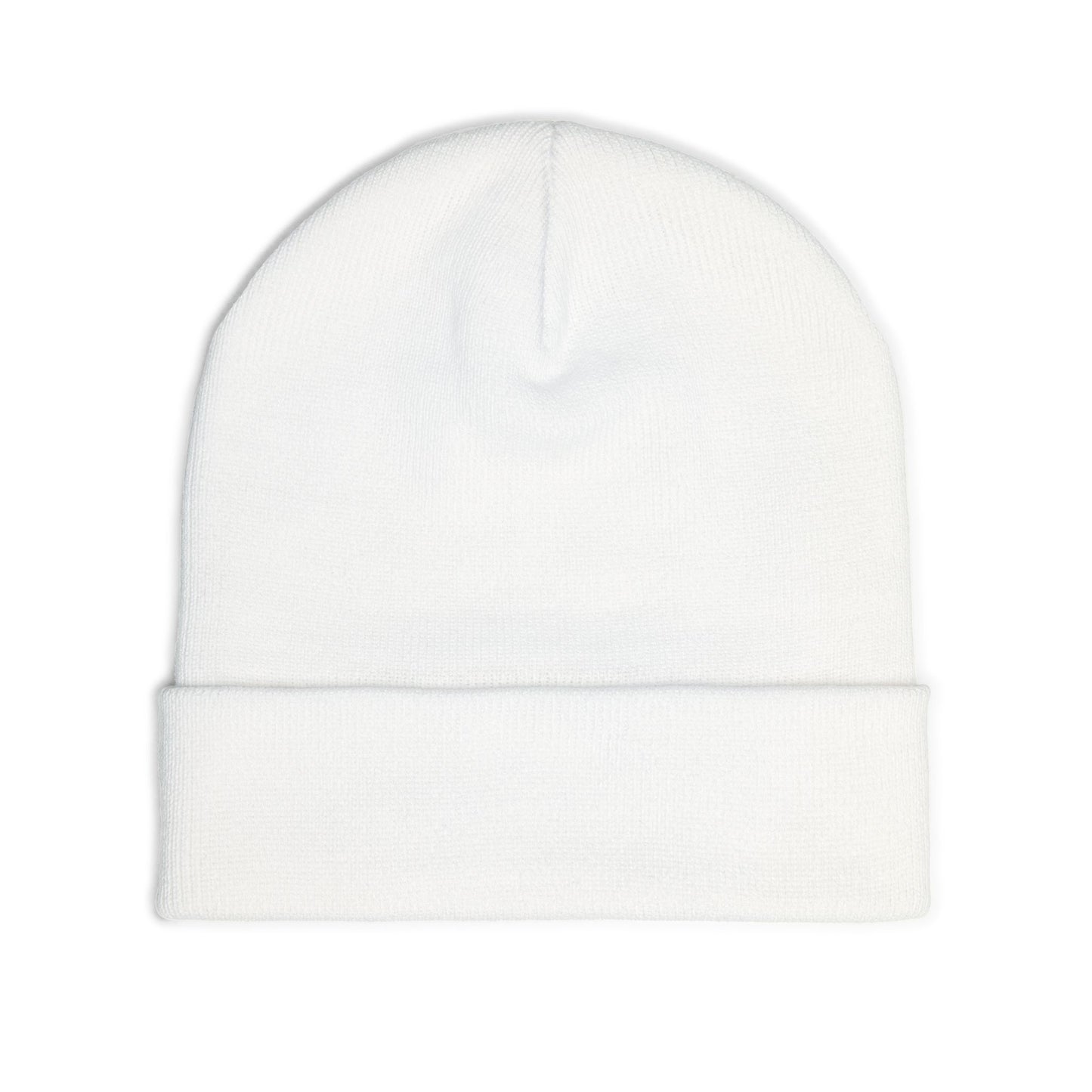 Embroidered 'That's Pagan' Knit Beanie — Thumbs Down Logo Winter Hat