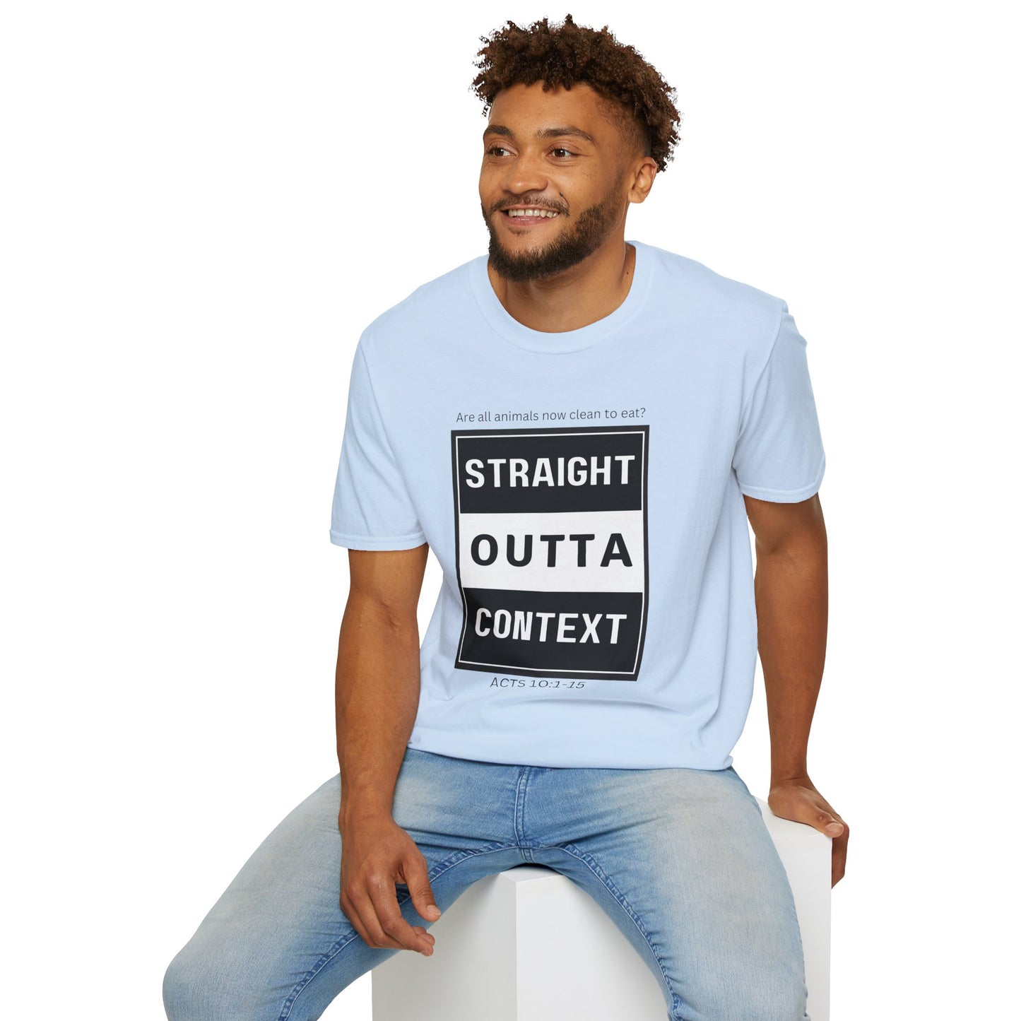 Straight Outta Context Unisex Softstyle T-Shirt