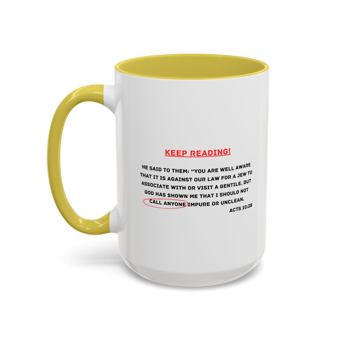 Straight Outta Context Mug, 11oz or 15oz Color Pop
