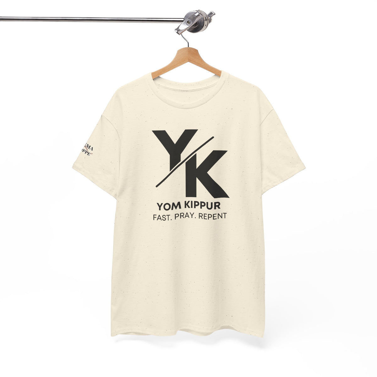 Yom Kippur Tee - "YK" Logo with "Fast. Pray. Repent." Set-Apart Biblical Day of Atonement T-Shirt