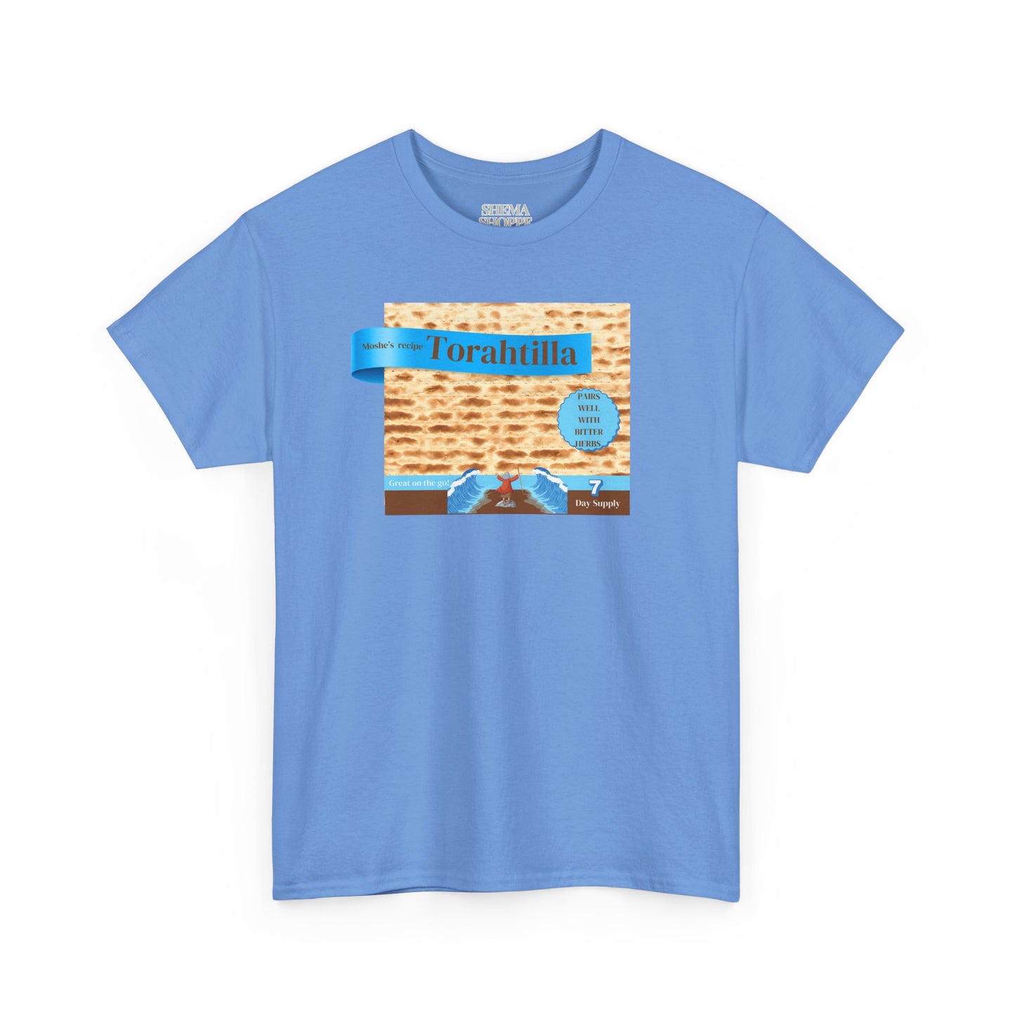 Passover Matzo Unisex Tee - Moshe's Recipe Torahtillas Cotton Funny Shirt