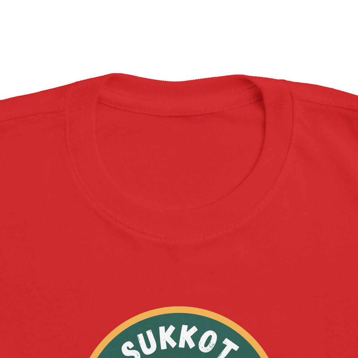 Sukkot Toddler Tee — “Dwell with Yeshua” Camping Badge (Canada)