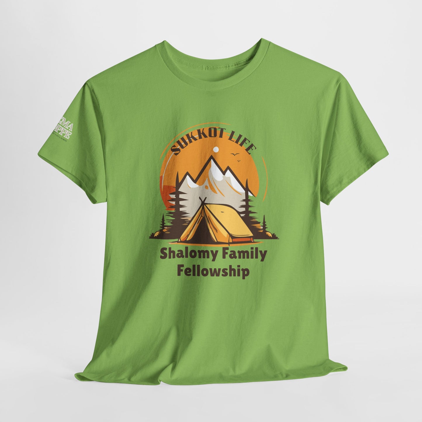 Personalized Sukkot Life Tee - Camping Biblical Feast Fellowship Shirt