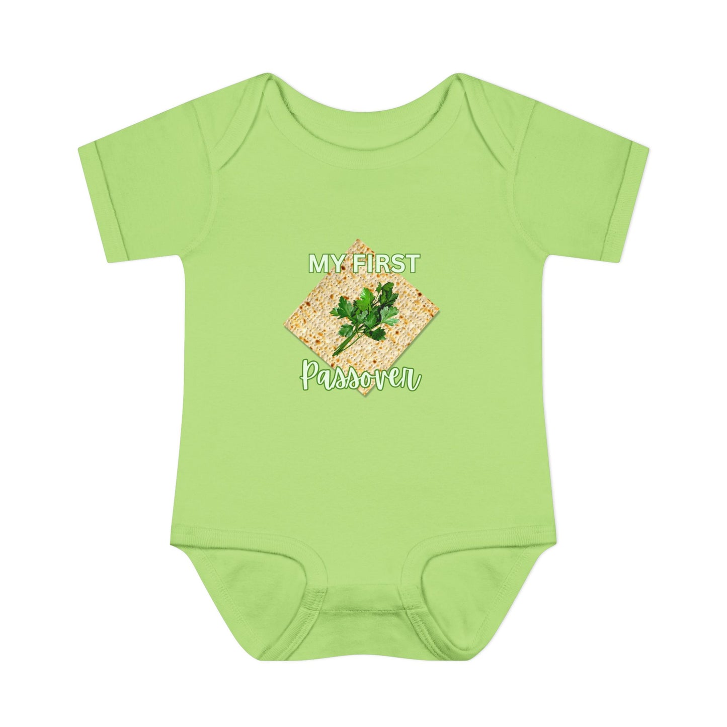 Baby Bodysuit - "My First Passover" Infant Onesie (Cute Unleavened Bread Lover Gift)