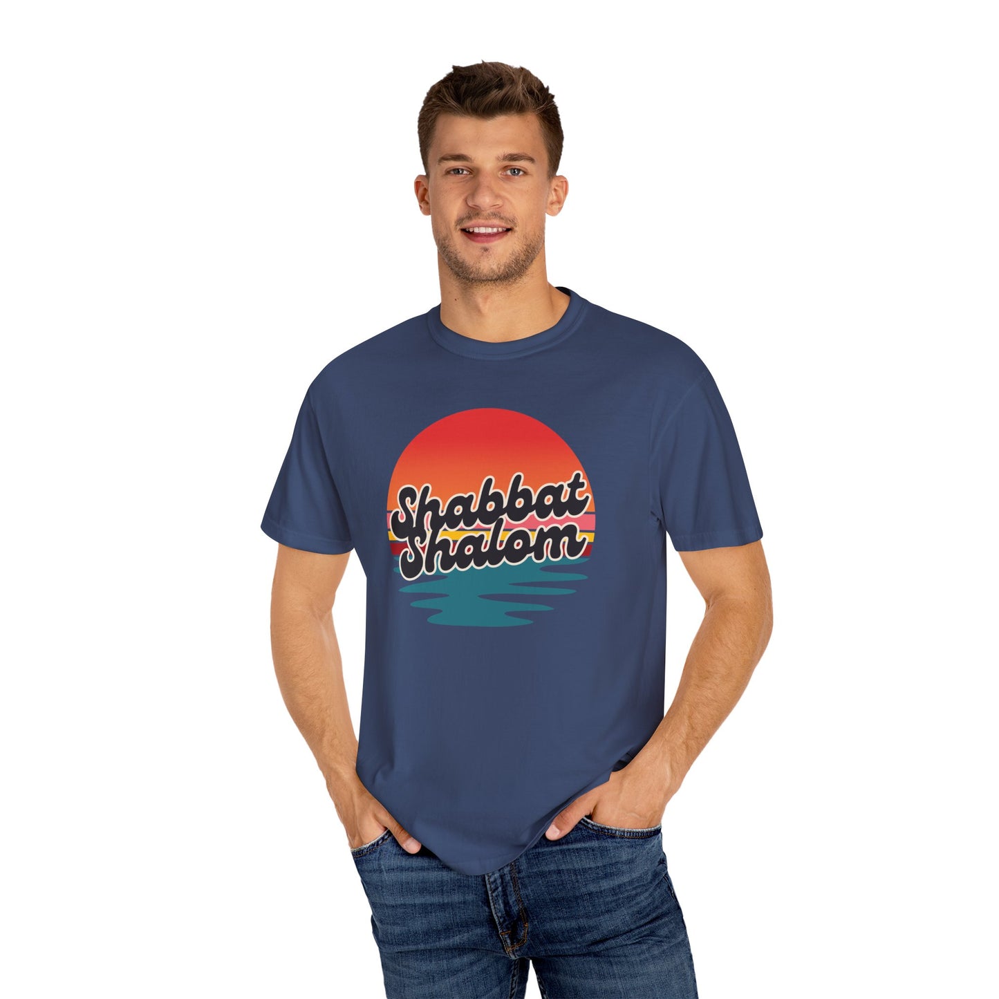 Sunset Shabbat Shalom T-shirt