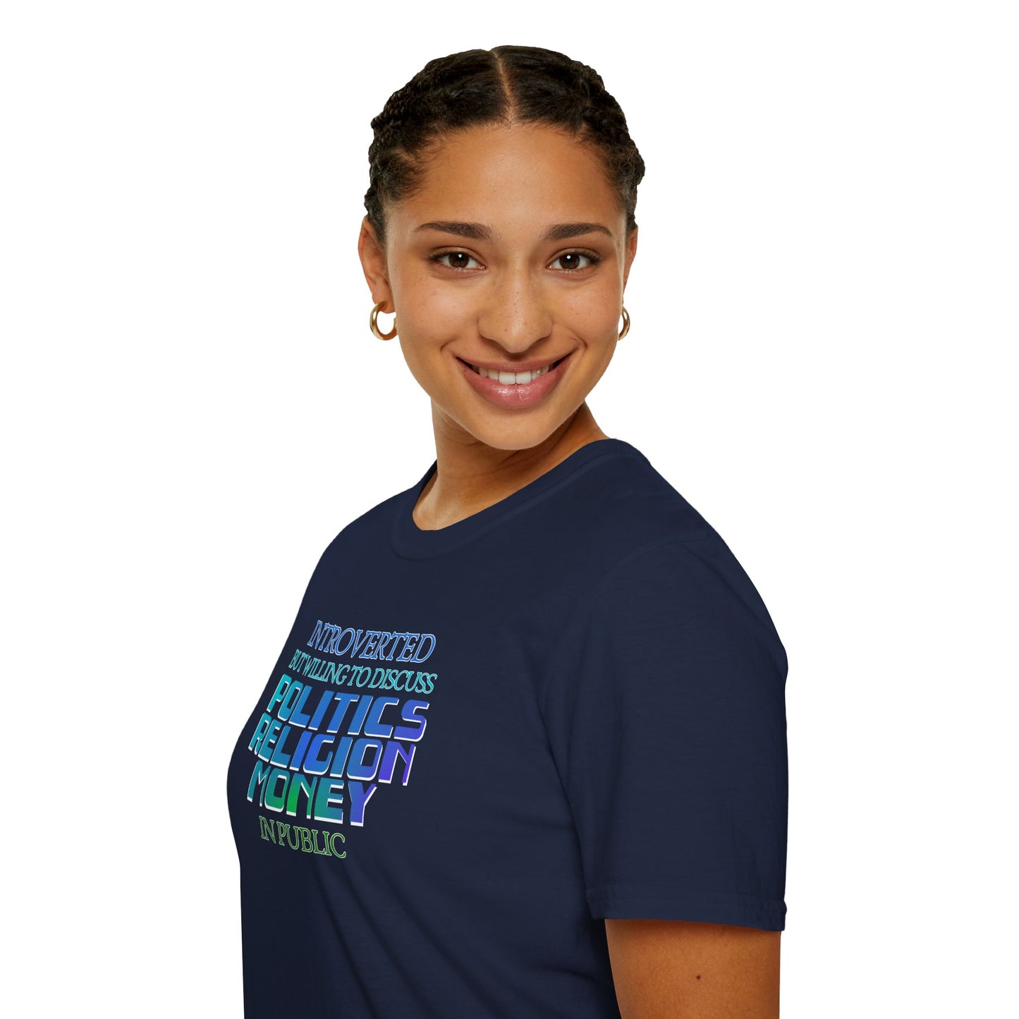 Introverted Politics Religion Money T-Shirt