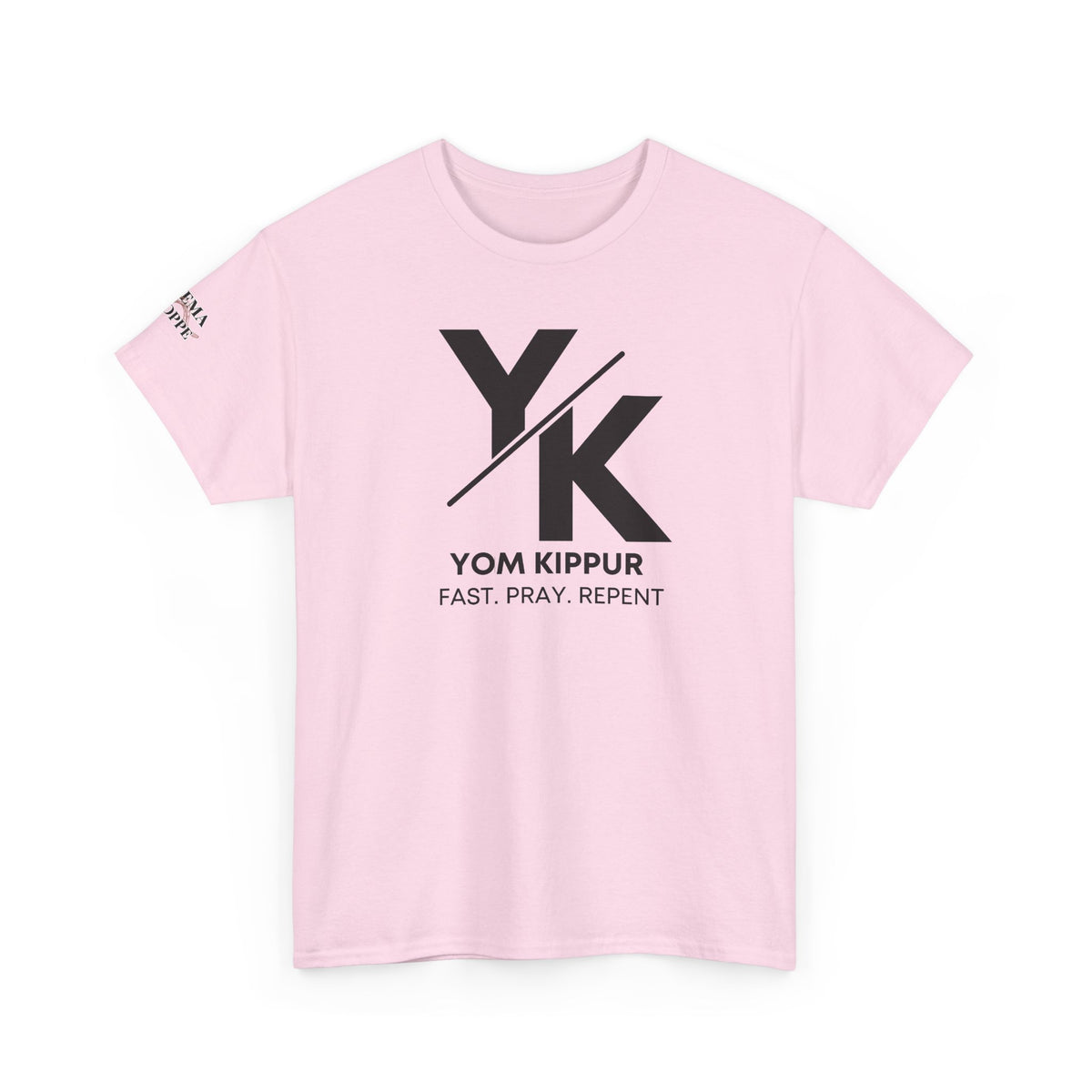 Yom Kippur Tee - "YK" Logo with "Fast. Pray. Repent." Set-Apart Biblical Day of Atonement T-Shirt