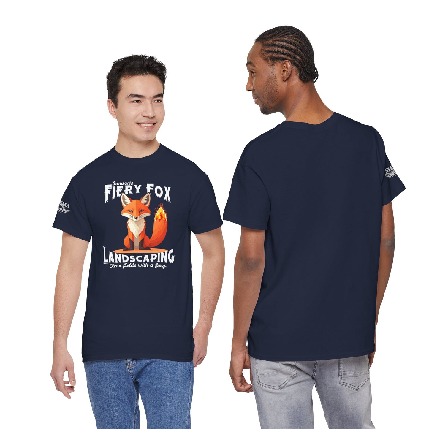 Fiery Fox Landscaping Unisex Heavy Cotton Tee - dark shades