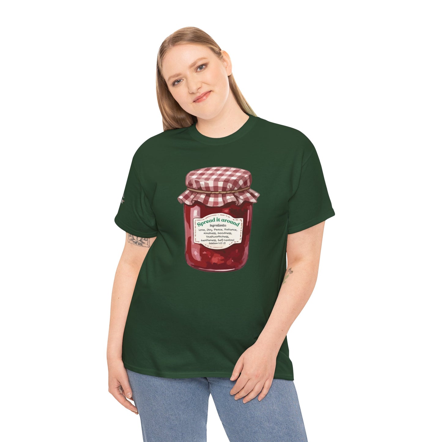 Fruit Of The Spirit Graphic Tee — Vintage Preserves "Spread it Around" T‑Shirt Galations