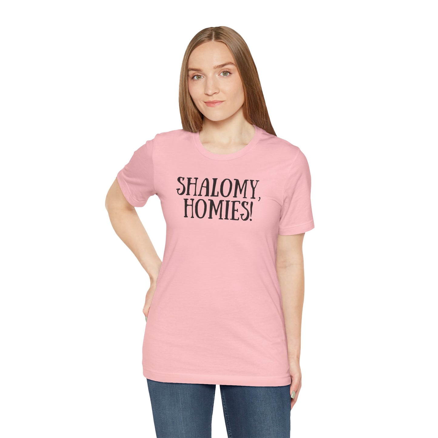 Shalomy Homies Tee - Funny Torah Obervant Greeting T-Shirt (Canada)