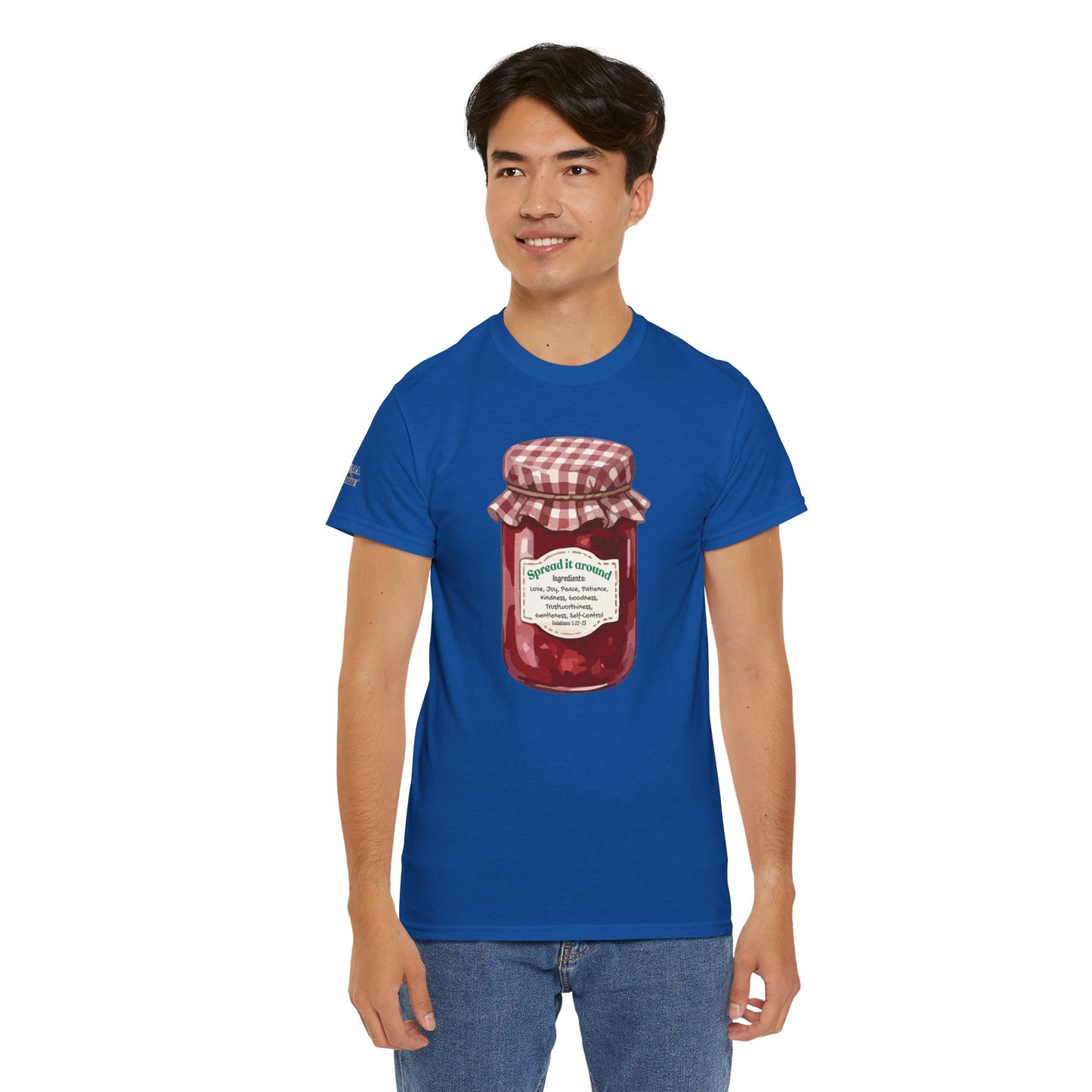 Fruit Of The Spirit Graphic Tee — Vintage Preserves "Spread it Around" T‑Shirt Galations