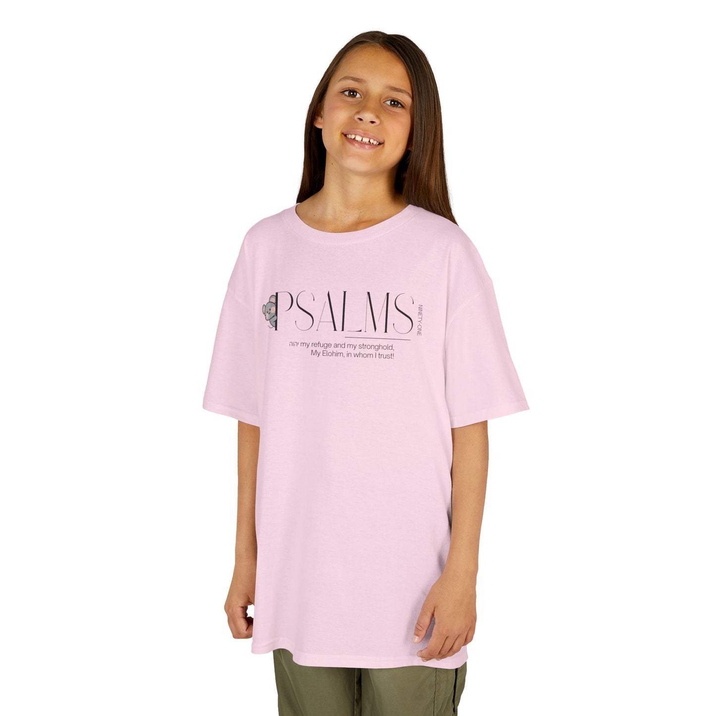Psalm 91 Kids Tee — Cute Faith-Based Children's T-Shirt