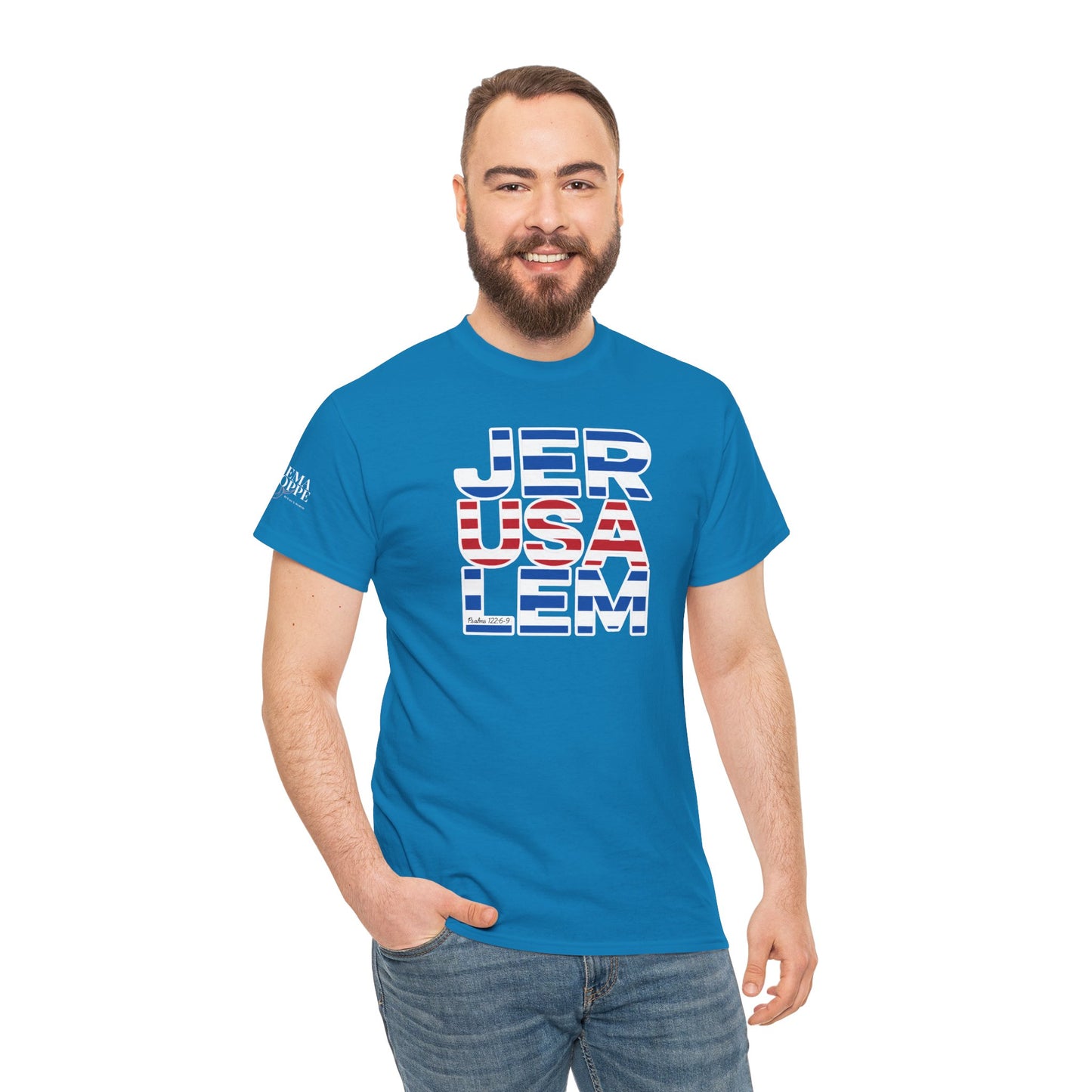 JerUSAlem Psalms 122:6-9 Unisex Tee Patriotic T-Shirt Solidarity