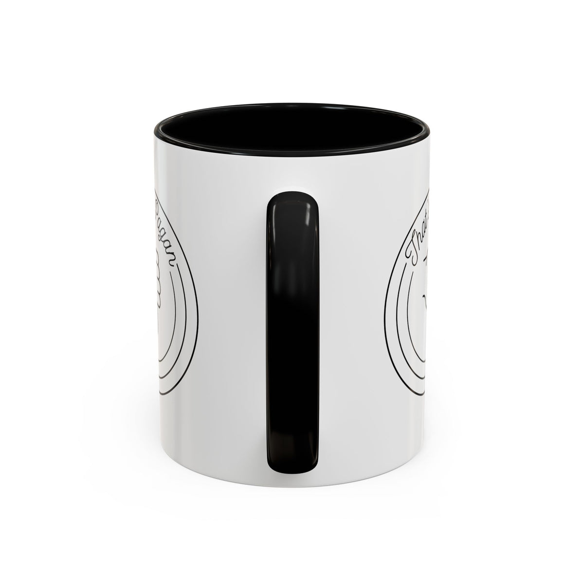 That's Pagan Thumbs Down Accent Coffee Mug